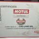 Carland a primit  certificatul de calitate pentru uleiurile de motor Motul